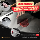 ACEMARO® TABLA MULTIUSOS PARA PICAR EN ACERO INOXIDABLE