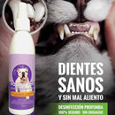 ENJUAGUE BUCAL HAPPY PETS ® ELIMINA EL MAL ALIENTO Y SARRO DE TUS MASCOTAS