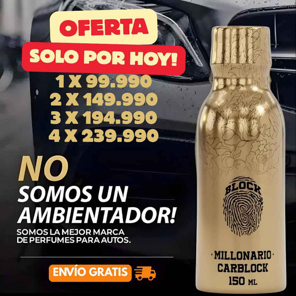 Carblock – Perfume Premium para Carro con Duración de Hasta 5 Meses