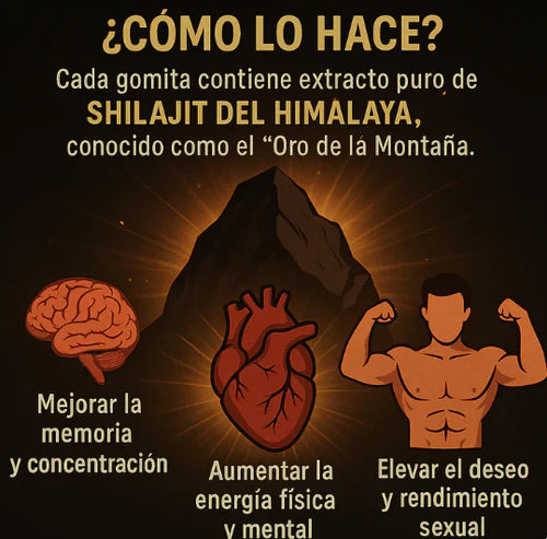 ORIGINAL PREMIUM SHILAJIT GOMITAS - Potenciador Sexual  🤎 +REGALO MISTERIOSO 🎁